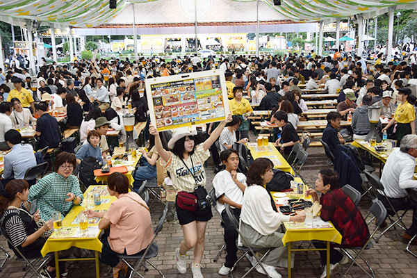 7月19日～8月14日開催「さっぽろ大通りビアガーデン」、期間中に約90万人が来場した