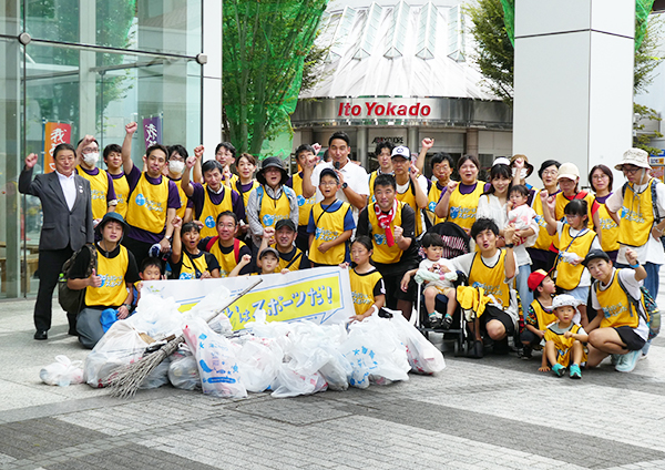 味の素、我孫子で「スポGOMI」イベント　環境意識向上促す