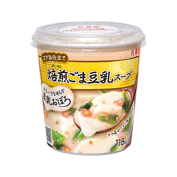 豆乳おぼろ＜焙煎ごま豆乳スープ＞（丸美屋食品工業）2024年10月7日発売