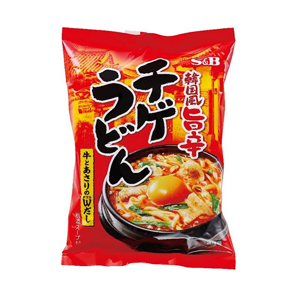 韓国風　旨辛チゲうどん（エスビー食品）2024年9月2日発売