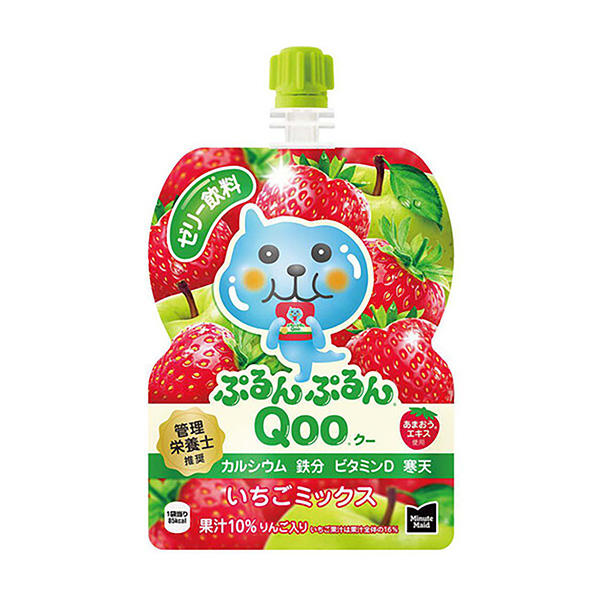 ぷるんぷるんQoo＜いちごミックス＞（コカ･コーラシステム）2024年9月1…