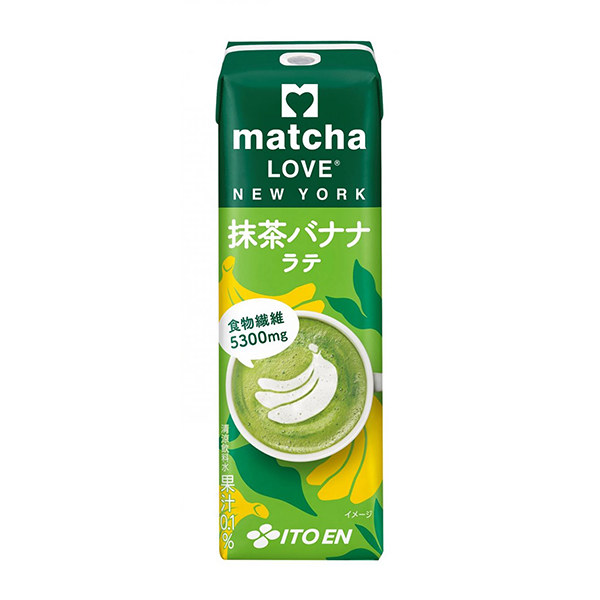 matcha　LOVE　NEW　YORK　＜抹茶バナナラテ＞（伊藤園）202…