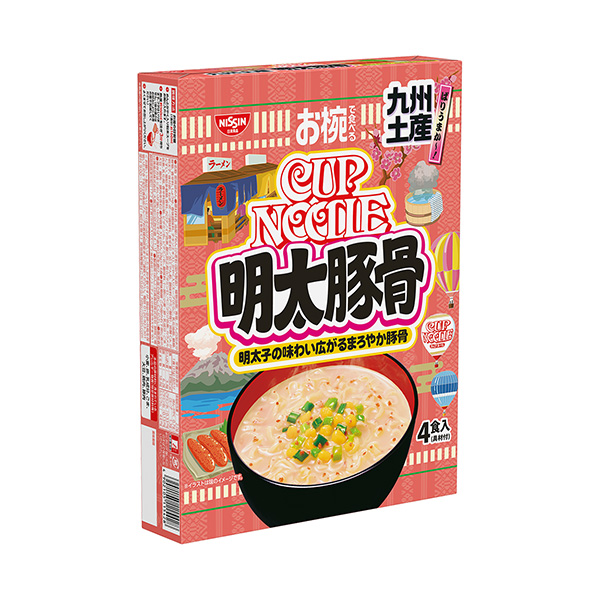 お椀で食べるご当地カップヌードル　＜九州土産明太豚骨味＞（日清食品）2024…