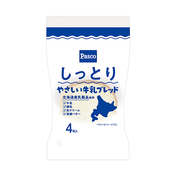 やさしい牛乳ブレッド（敷島製パン）2024年10月1日発売