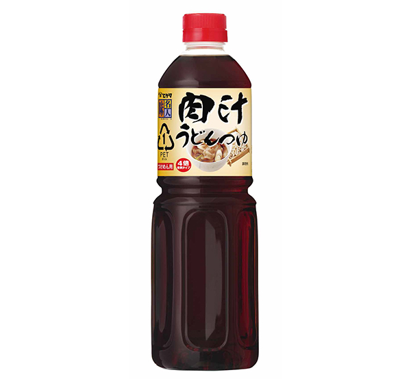 人気の秘訣はココにあり！：ヒゲタ醤油「肉汁うどんつゆ　1L」