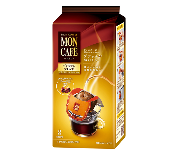 コーヒー・コーヒー用クリーム・紅茶特集：片岡物産　発売40周年モンカフェ刷新