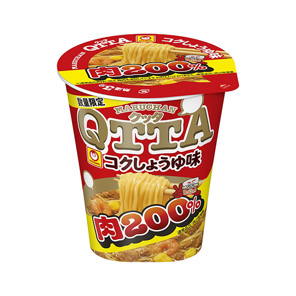 MARUCHAN　QTTA　＜コクしょうゆ味　肉200％＞（東洋水産）202…