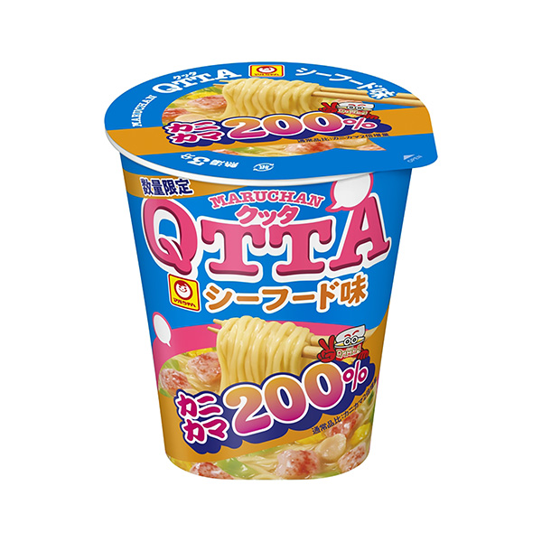 MARUCHAN　QTTA　＜シーフード味　カニカマ　200%＞（東洋水産）…