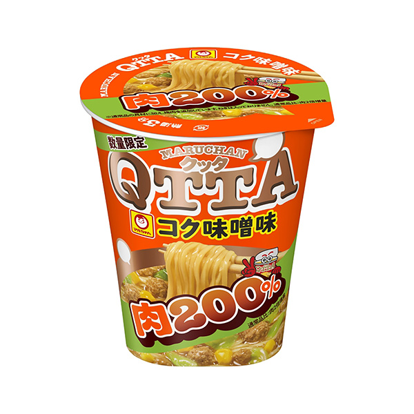 MARUCHAN　QTTA　＜コク味噌味　肉200％＞（東洋水産）2024年…