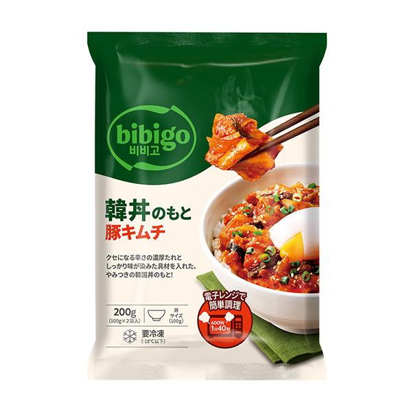 bibigo　＜韓丼のもと豚キムチ＞（CJ　FOODS　JAPAN）2024…