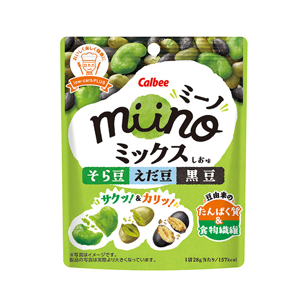 miinoミックス　＜そら豆えだ豆黒豆しお味＞（カルビー）2024年10月1…