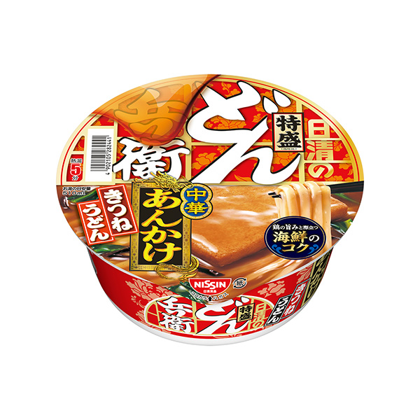 日清のどん兵衛　特盛　＜中華あんかけきつねうどん＞（日清食品）2024年10…