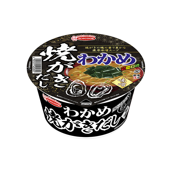 わかめラーメン　＜焼がきだし味噌＞（エースコック）2024年11月11日発売