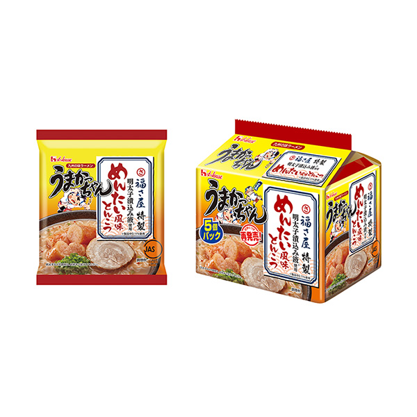 うまかっちゃん　＜福さ屋特製明太子漬込み液使用めんたい風味とんこつ＞（ハウス…