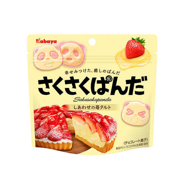 さくさくぱんだ　＜しあわせの苺タルト＞（カバヤ食品）2024年11月12日発…