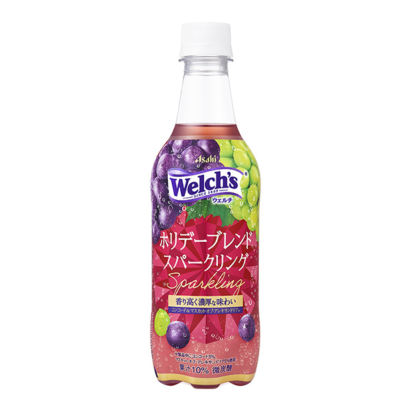 Welch’s＜ホリデーブレンドスパークリング＞（アサヒ飲料）2024年11…