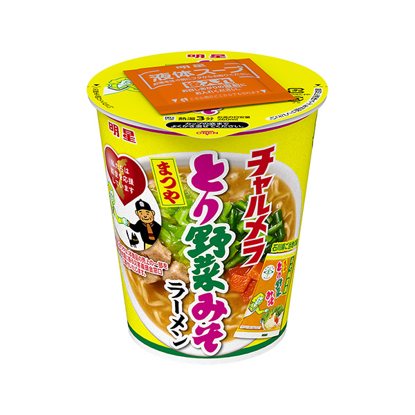 明星　チャルメラカップ＜とり野菜みそラーメン＞（明星食品）2024年12月2…