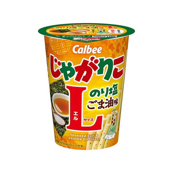 じゃがりこ＜のり塩ごま油味　Lサイズ＞（カルビー）2024年11月11日発売