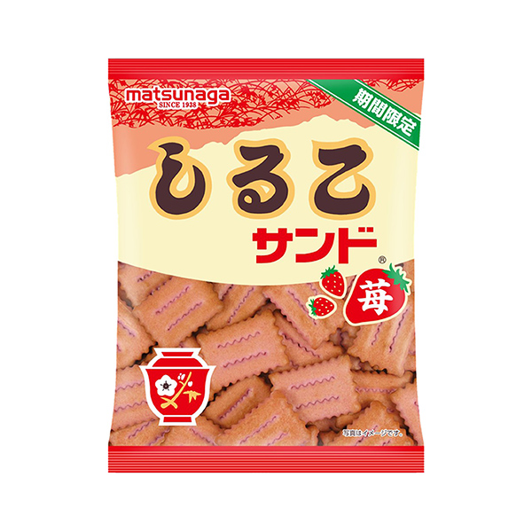 期間限定　しるこサンド＜苺＞（松永製菓）2024年11月18日発売