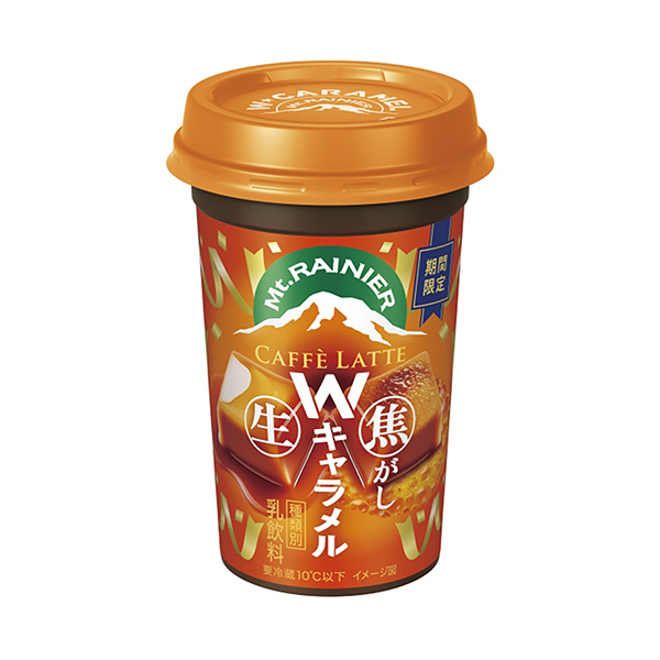 マウントレーニア＜カフェラッテ　W　キャラメル＞（森永乳業）2024年12月…