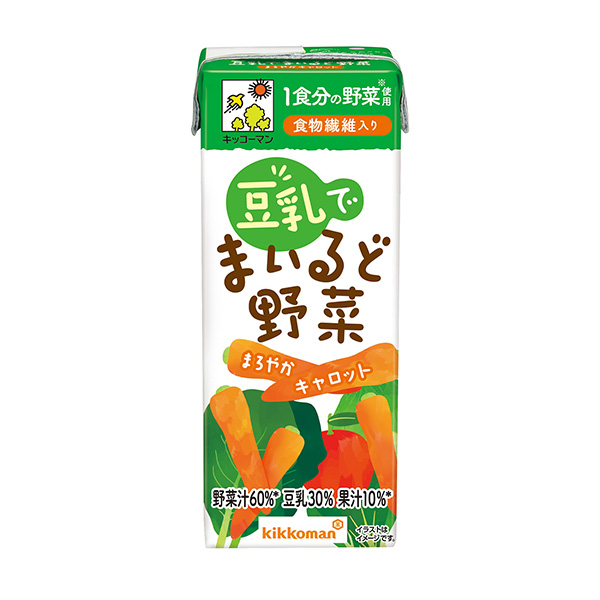 キッコーマン　豆乳でまいるど野菜　＜まろやかキャロット＞（キッコーマンソイフ…