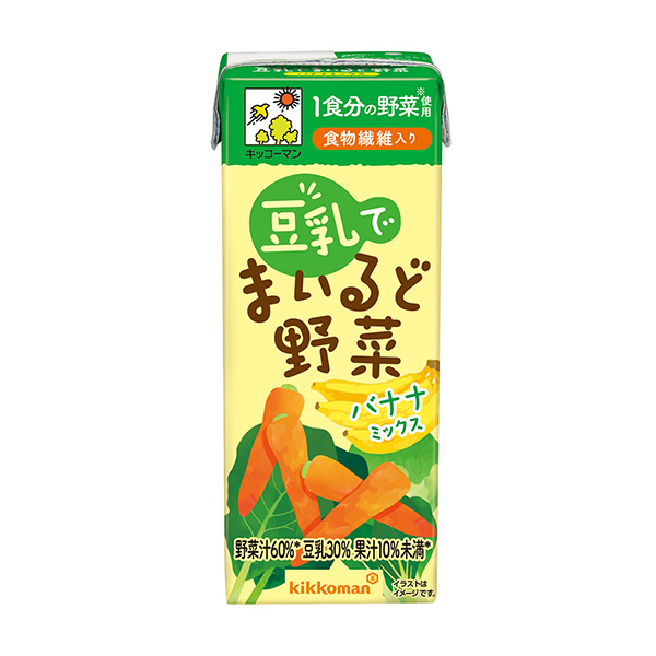 キッコーマン　豆乳でまいるど野菜　＜バナナミックス＞（キッコーマンソイフーズ…