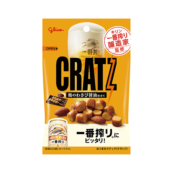 クラッツ＜鶏のわさび醤油仕立て＞（江崎グリコ）2024年12月17日発売