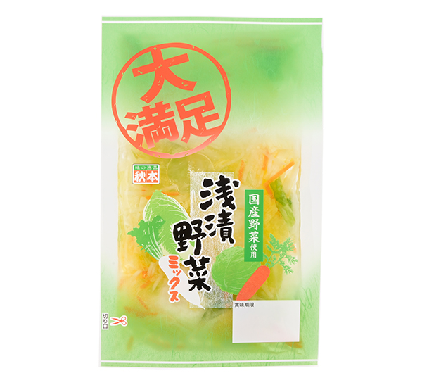 秋本食品、「浅漬野菜ミックス大満足」など発売