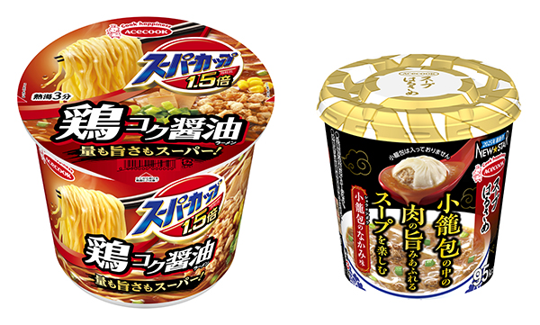 即席麺特集：エースコック　主力6ブランド強化