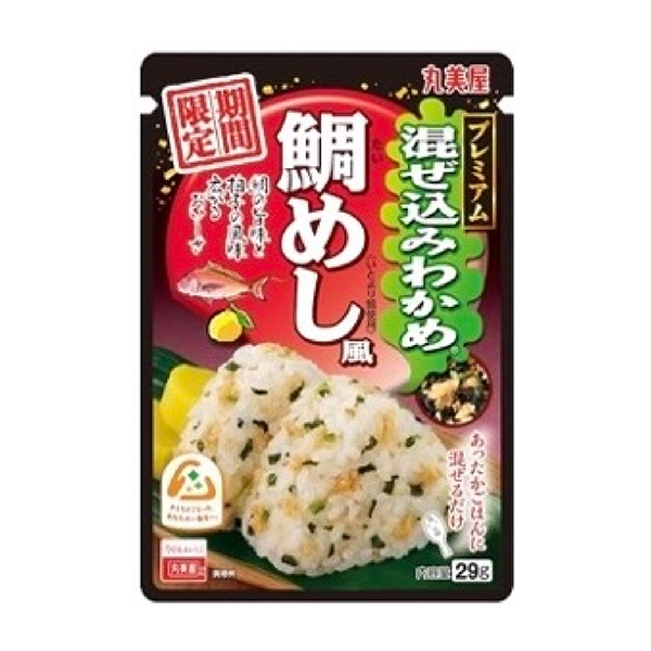 期間限定　混ぜ込みわかめ＜鯛めし風＞（丸美屋食品工業）2025年1月17日発…