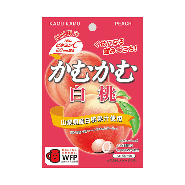 かむかむ＜白桃＞（三菱食品）2025年1月13日発売