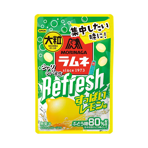 大粒ラムネRefresh＜すっぱいレモン味＞（森永製菓）2025年1月14日…