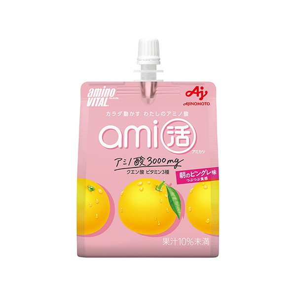 アミノバイタル　ami活　ゼリードリンク　＜朝のピングレ味＞（味の素）202…