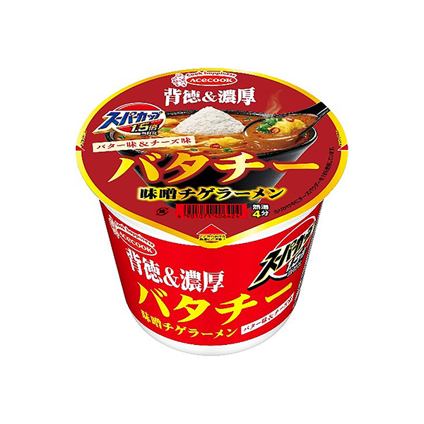 スーパーカップ1.5倍　＜バタチー　味噌チゲラーメン＞（エースコック）202…