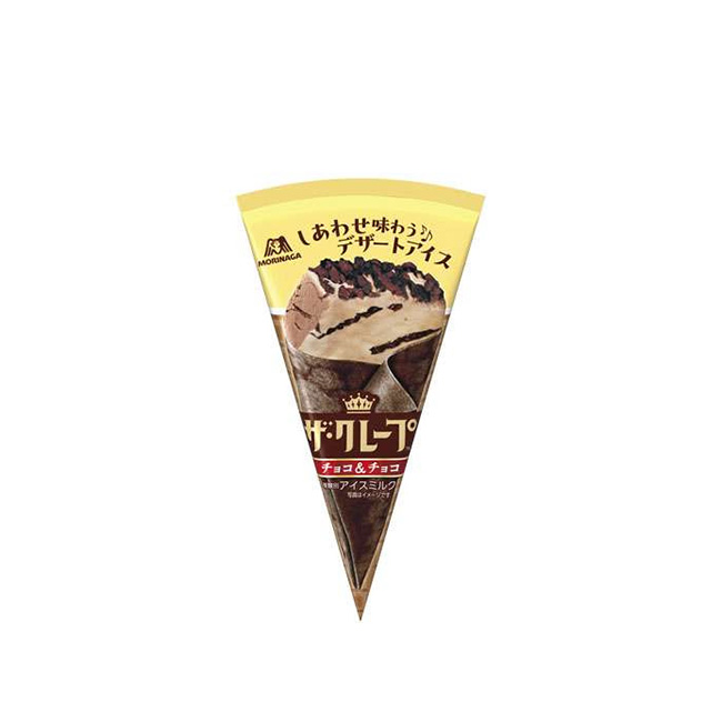 森永製菓、「ザ・クレープ」に新味登場　「チョコ＆チョコ」期間限定発売