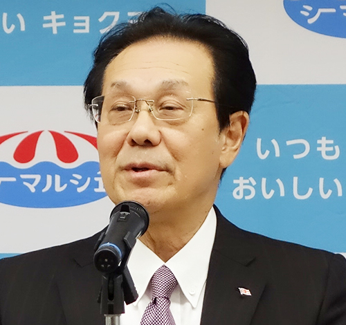 2025年年頭訓示：極洋・井上誠社長　魚こだわり目標達成