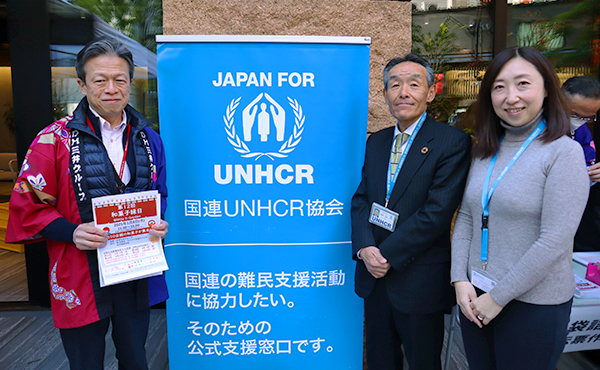 DM三井製糖ホールディングス、UNHCRの活動支援　「和菓子縁日」でPR