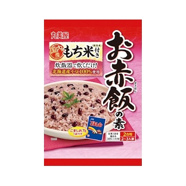 もち米付き　＜お赤飯の素＞（丸美屋食品工業）2025年2月20日発売