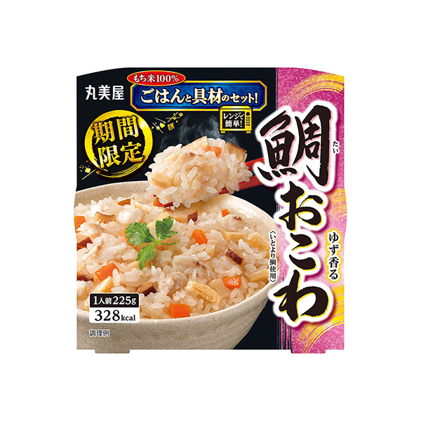 ＜期間限定　鯛おこわ＞　もち米ごはん付き（丸美屋食品工業）2025年1月17…