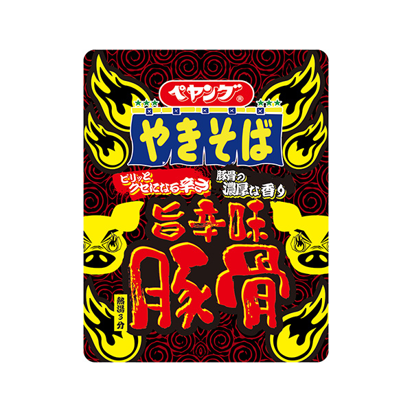 ペヤング　＜旨辛味豚骨＞　やきそば（まるか食品）2025年2月17日発売