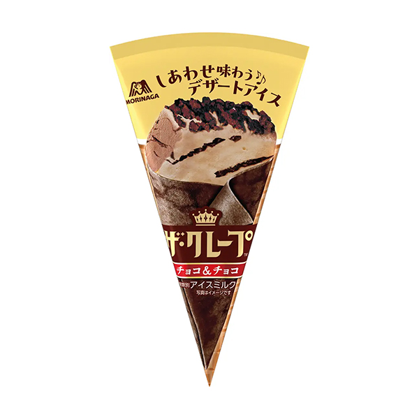 ザ・クレープ　＜チョコ＆チョコ＞（森永製菓）2025年1月20日発売