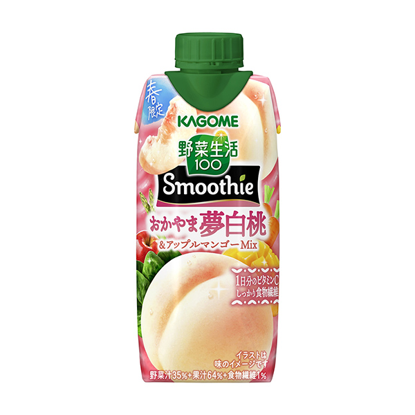 野菜生活100　Smoothie　＜おかやま夢白桃＆アップルマンゴーMix＞…