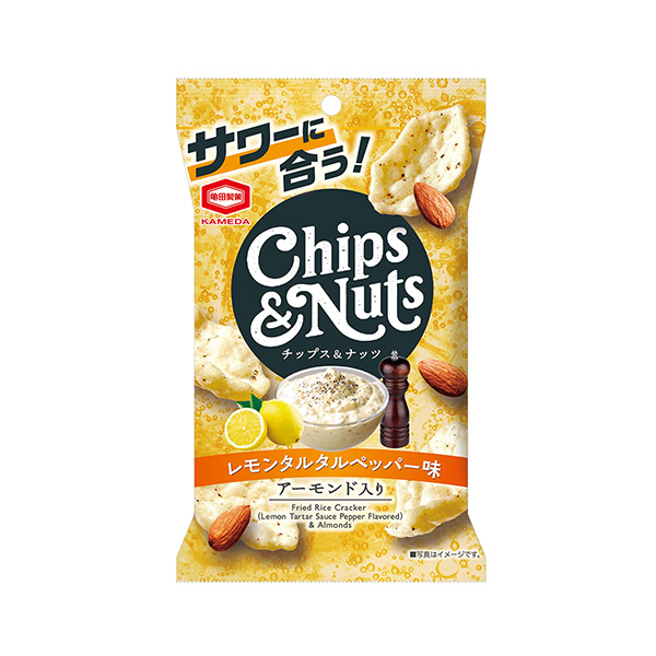 CHIPS&NUTS＜レモンタルタルペッパー味＞（亀田製菓）2025…