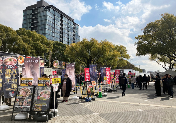 折兼、「名古屋ラーメンまつり2025」指定容器にバガス採用