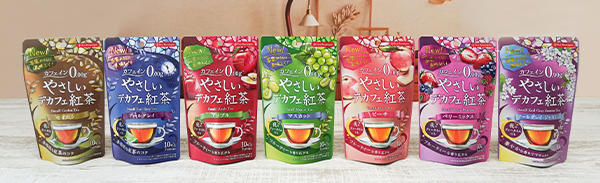 日本緑茶センター、「やさしいデカフェ紅茶」刷新　本格的なコクと深み実現