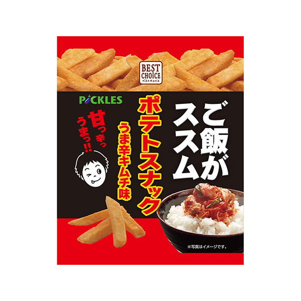 ポテトスナック＜うま辛キムチ味＞（クリート）2025年2月24日発売