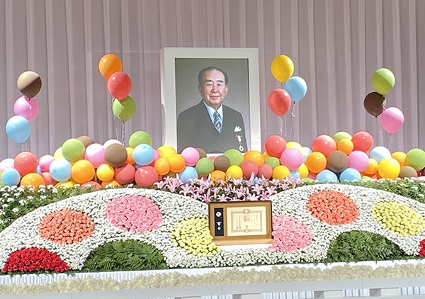 故・古田鶴彦氏（フルタ製菓代表取締役会長）お別れの会