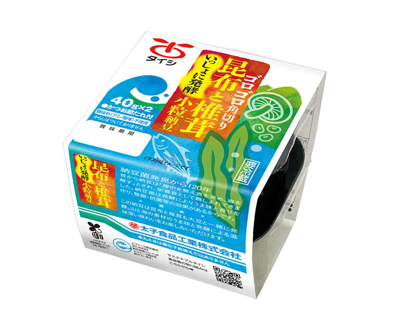 納豆特集：太子食品工業　1975年発売「昆布納豆」リニューアル