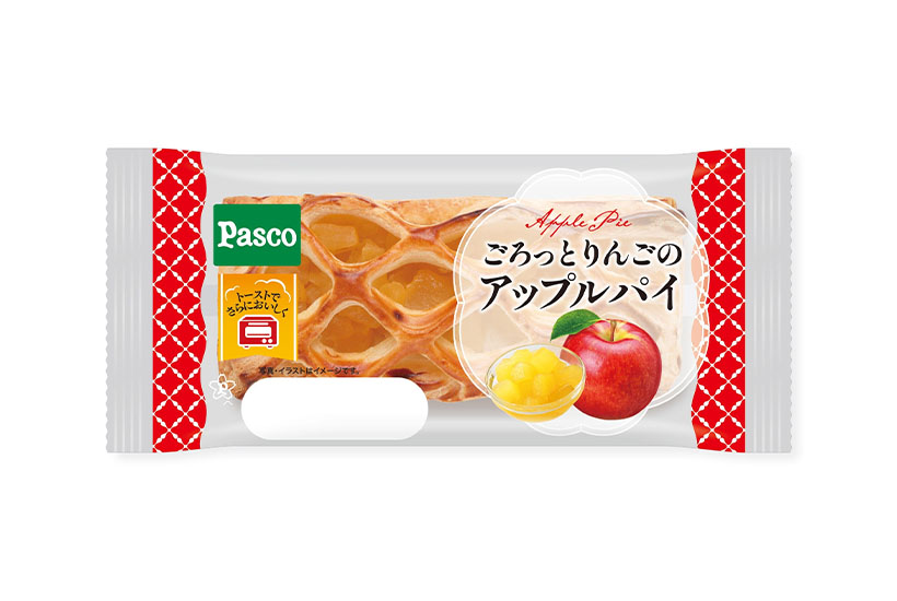 敷島製パン、「ごろっとりんごのアップルパイ」など3品発売