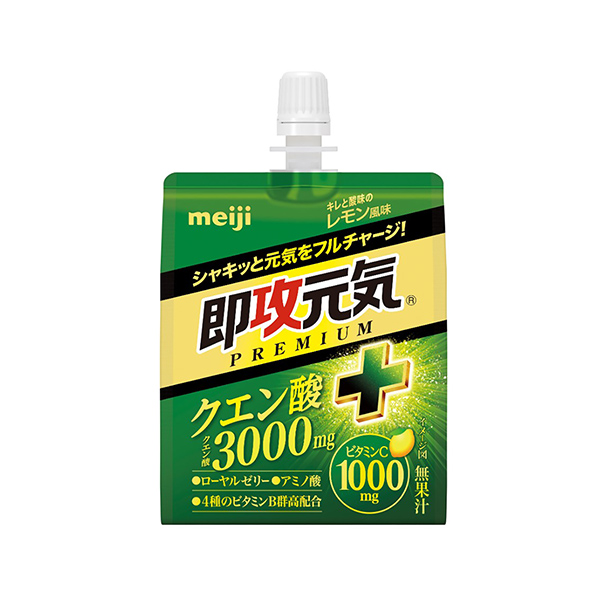 即攻元気ゼリー　＜クエン酸＋　キレと酸味のレモン風味＞（明治）2025年3月…